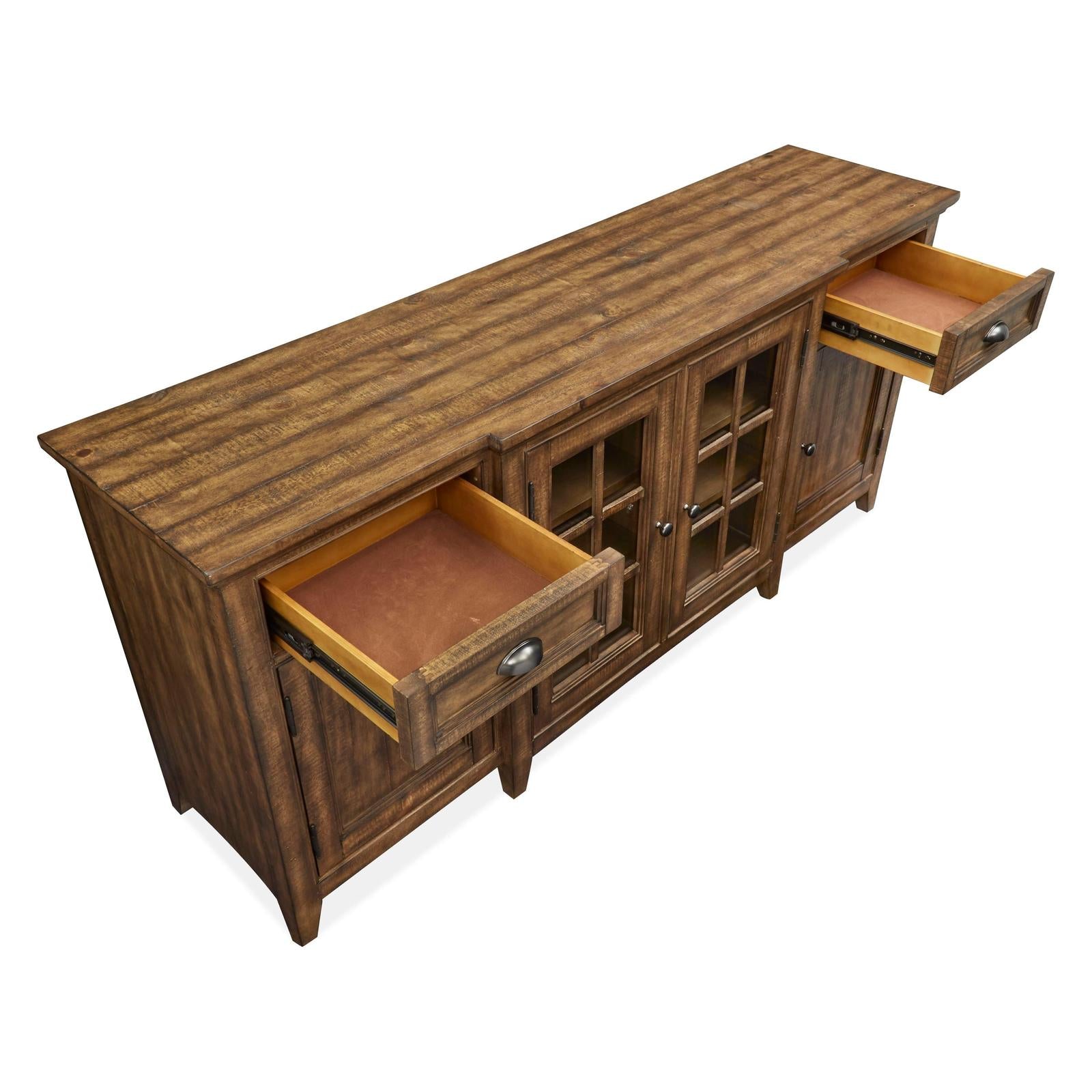 Magnussen Home Bay Creek Toasted Nutmeg Console