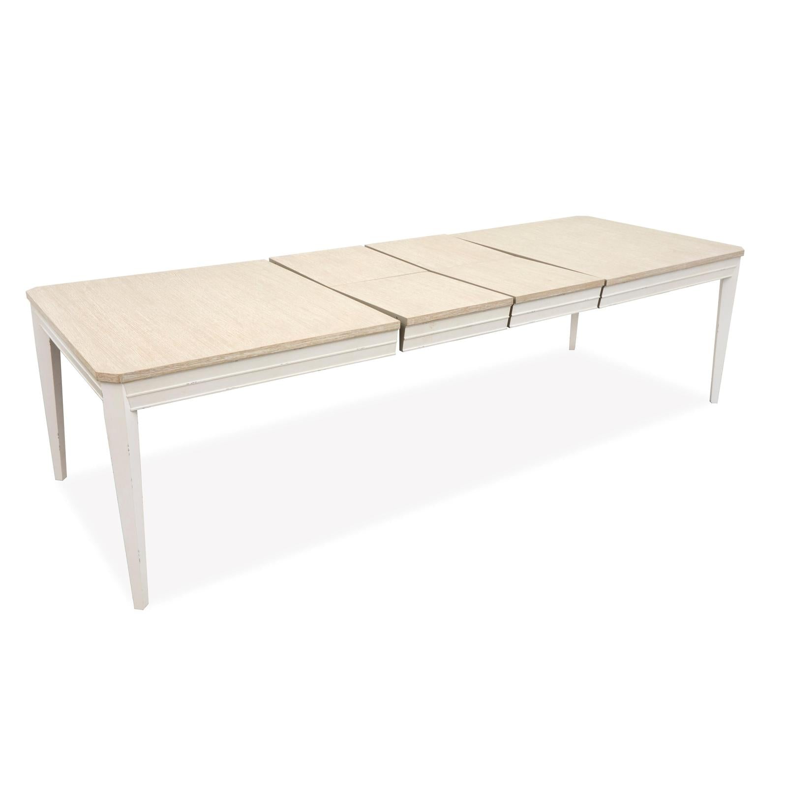 Salt Life Home Echo Isles Sea Pearl and Driftwood Extendable Rectangular Dining Table