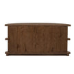 Magnussen Home Oswald Brown Demilune Sofa Table