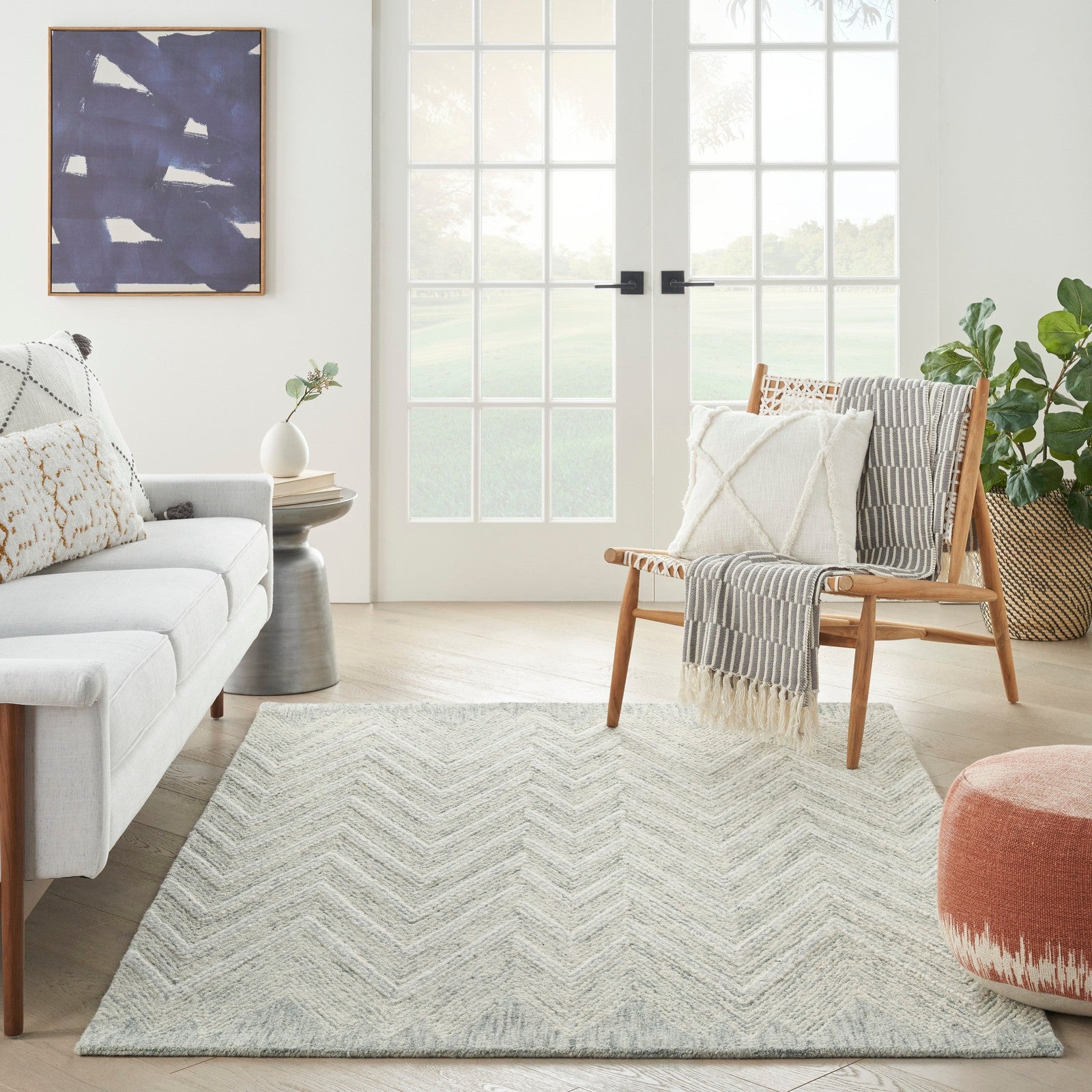 Nourison Interlock ITL04 Modern Indoor Rug