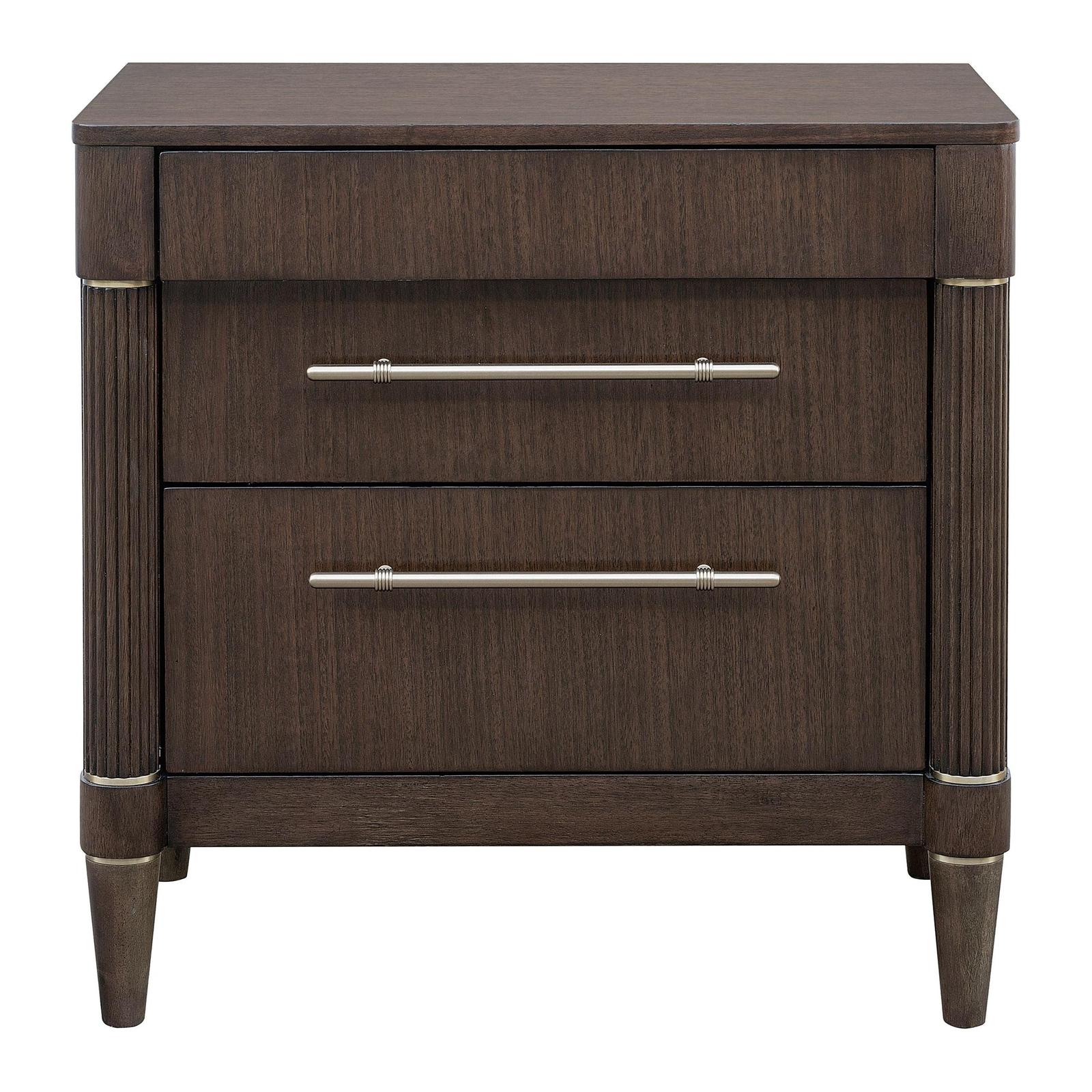 Pulaski Furniture Asher Park Piano Brown 3 Drawer Nightstand