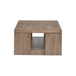 Magnussen Home Conway Spiced Brown Rectangular Cocktail Table With Casters