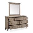 Magnussen Home Paxton Place Dovetail Grey Drawer Dresser