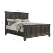 Magnussen Home Calistoga Weathered Charcoal Panel Bed