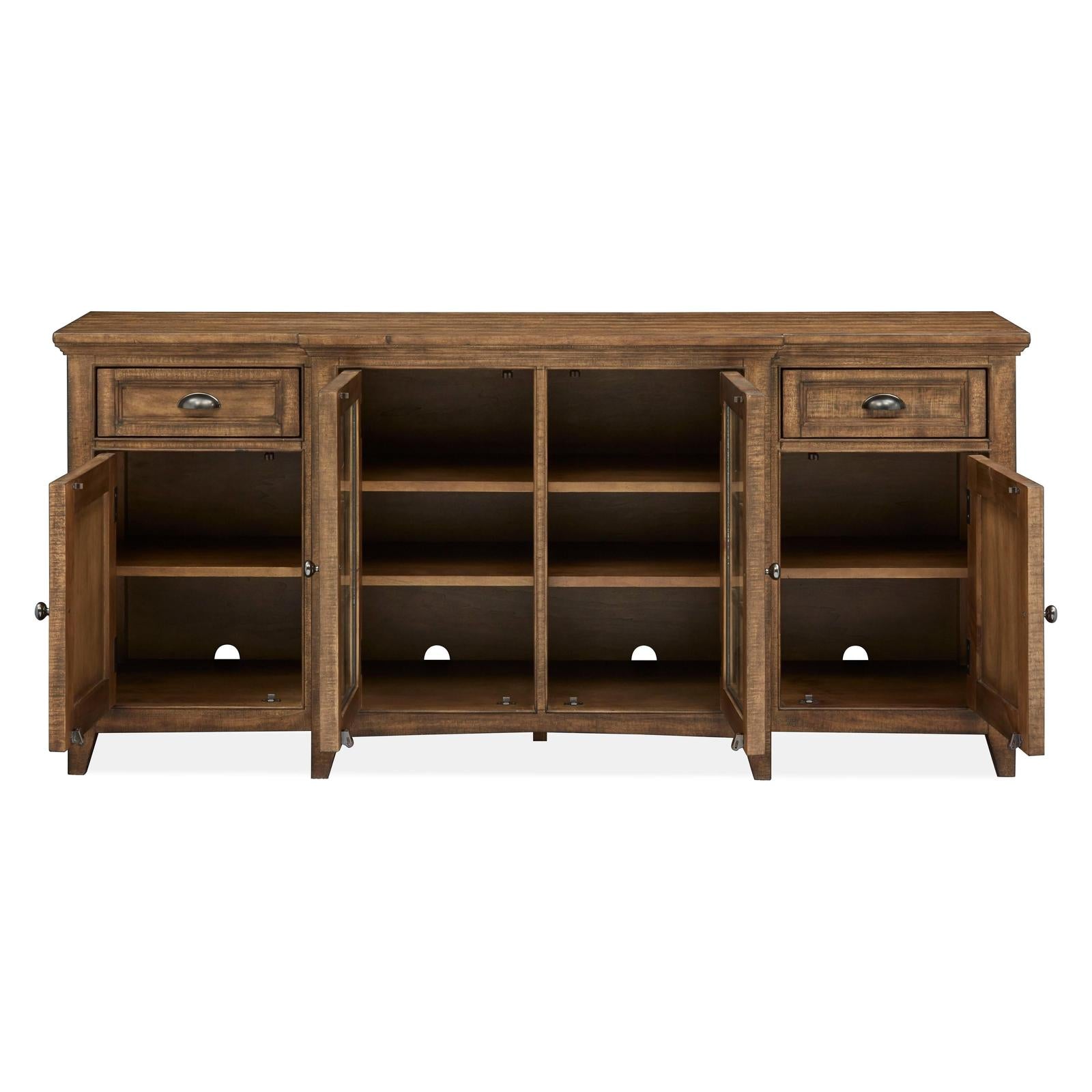 Magnussen Home Bay Creek Toasted Nutmeg Console