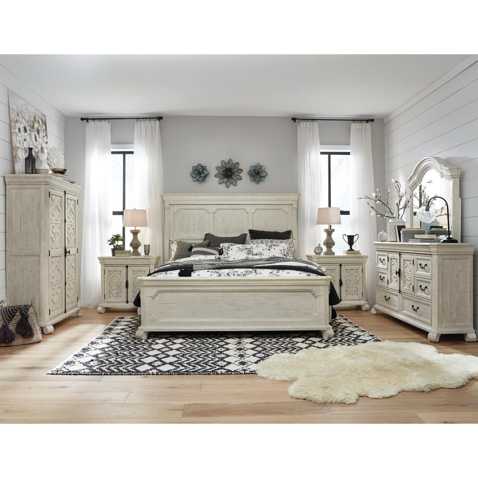 Magnussen Home Bronwyn Alabaster Panel Bed
