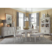 Magnussen Home Newport Alabaster Extendable Dining Table