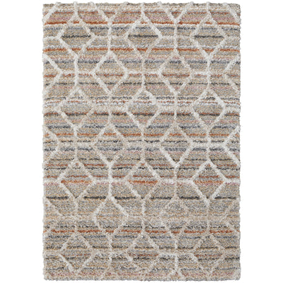Feizy Mynka 39ICF Transitional Diamond in Tan/Taupe/Ivory