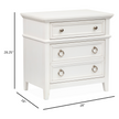 Magnussen Home Juniper Hill Whisper White Drawer Nightstand