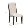 Magnussen Home Plum Creek Upholstered Side Chair Set of 2