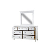 Magnussen Home Heron Cove Chalk White & Dovetail Grey Drawer Dresser