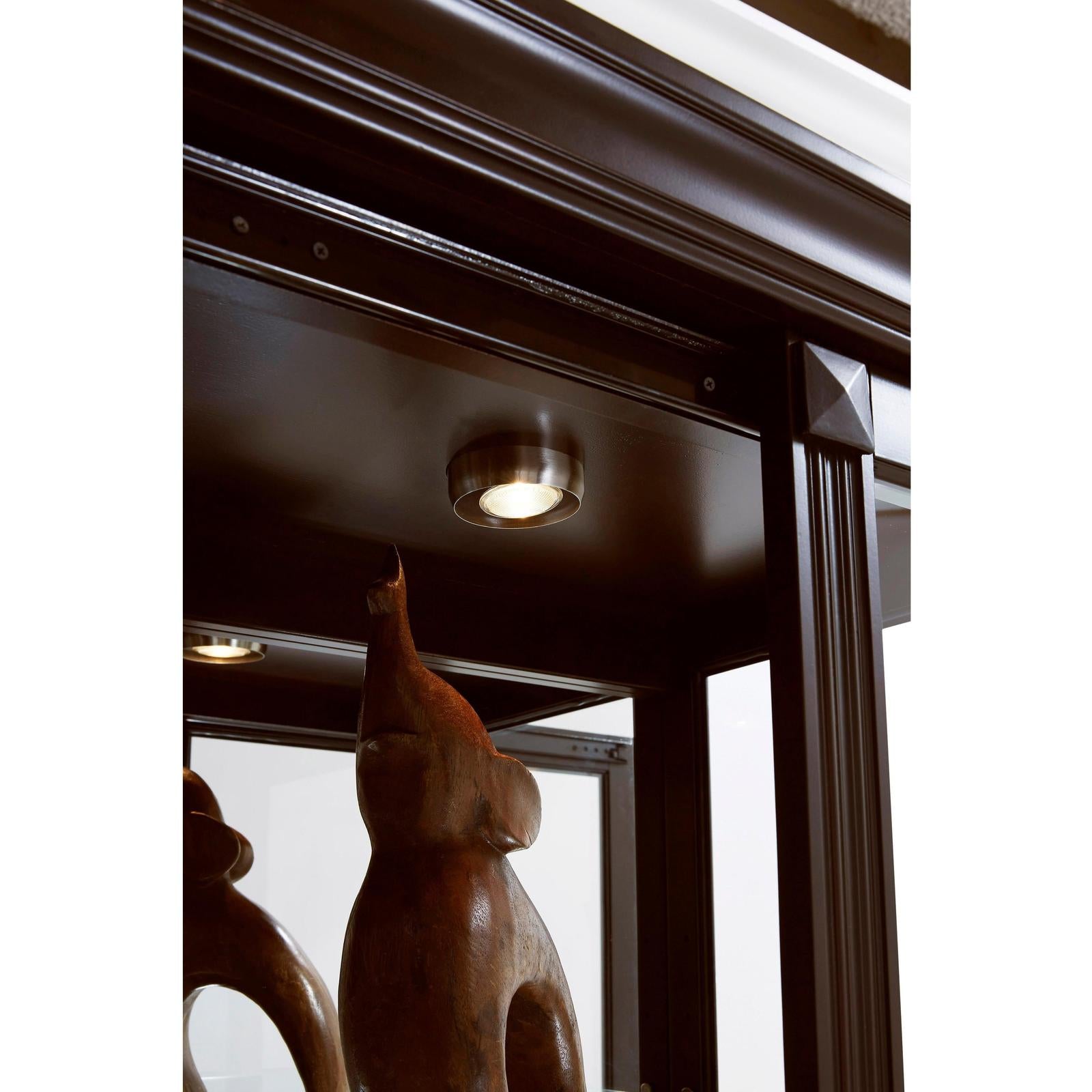 Pulaski Curios Deep Cherry Brown Locking Slide Door 5 Shelf Curio Cabinet