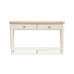 Salt Life Home Echo Isles Sea Pearl and Driftwood Rectangular Sofa Table