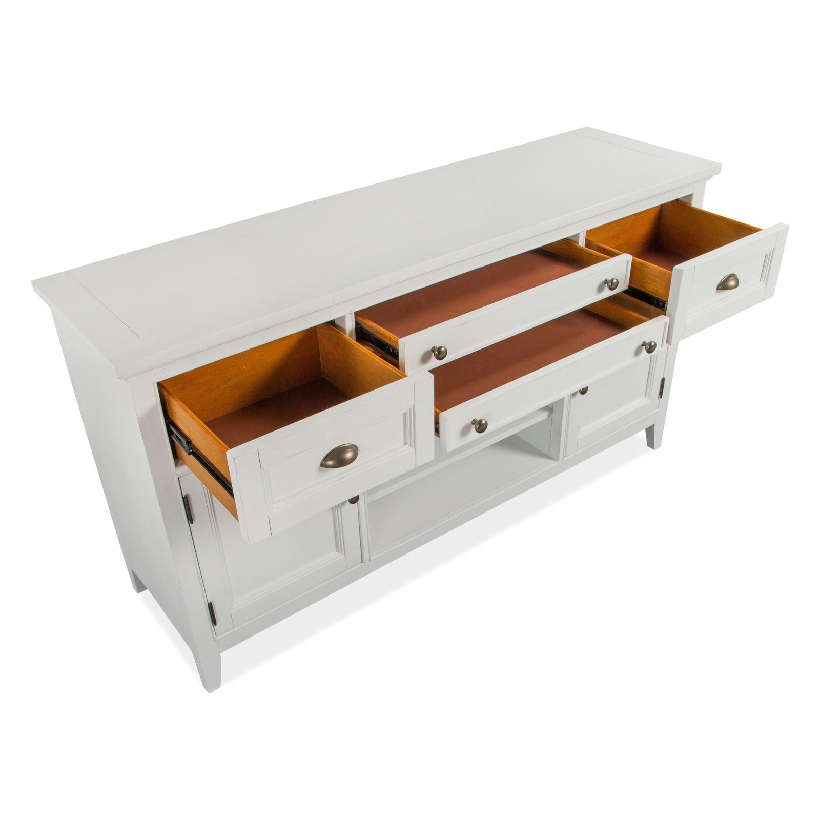 Magnussen Home Heron Cove Chalk White And Dovetail Grey Buffet