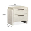 Magnussen Home Lorelei Misty Cloud Drawer Nightstand