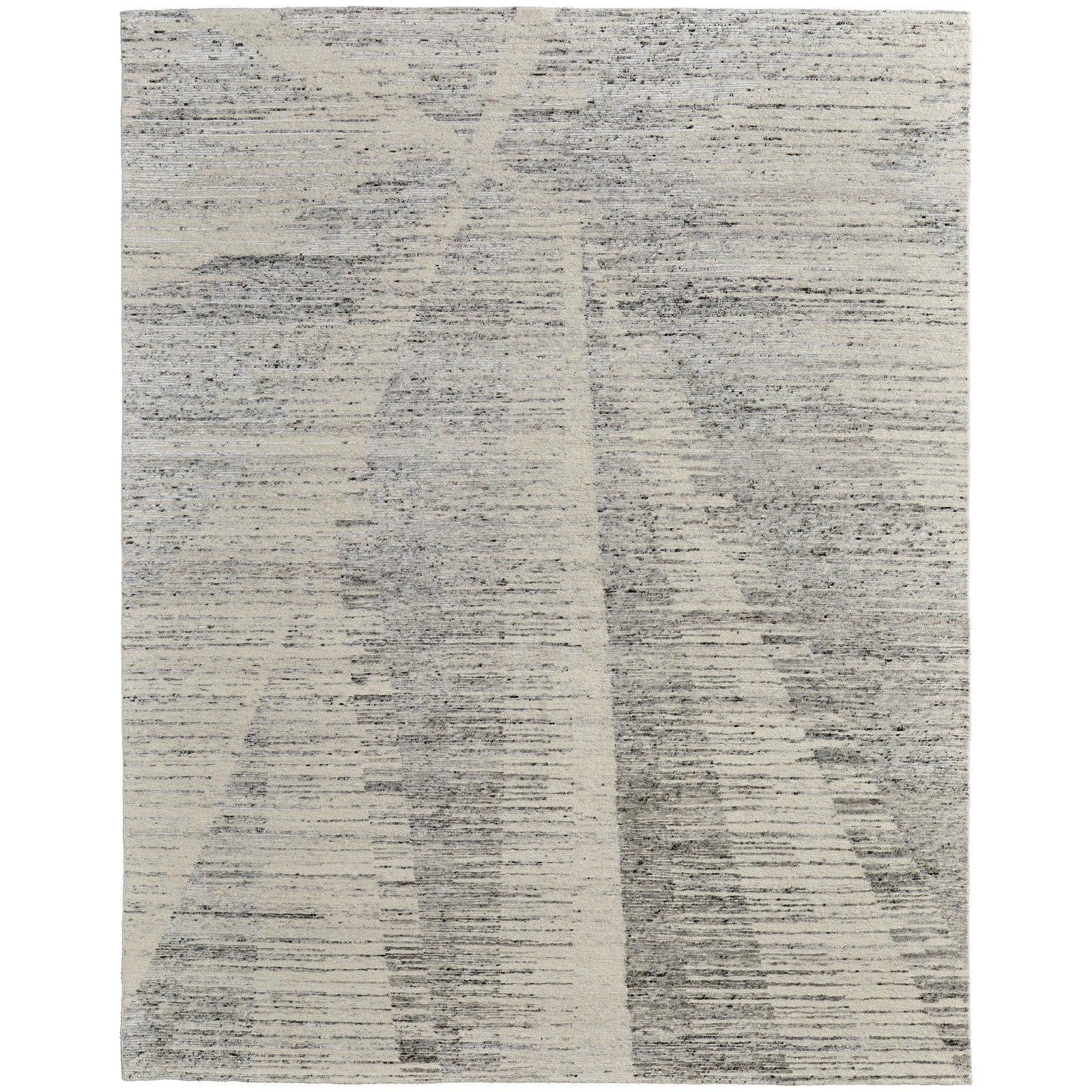 Feizy Brighton 69CHF Modern Abstract in Ivory/Gray