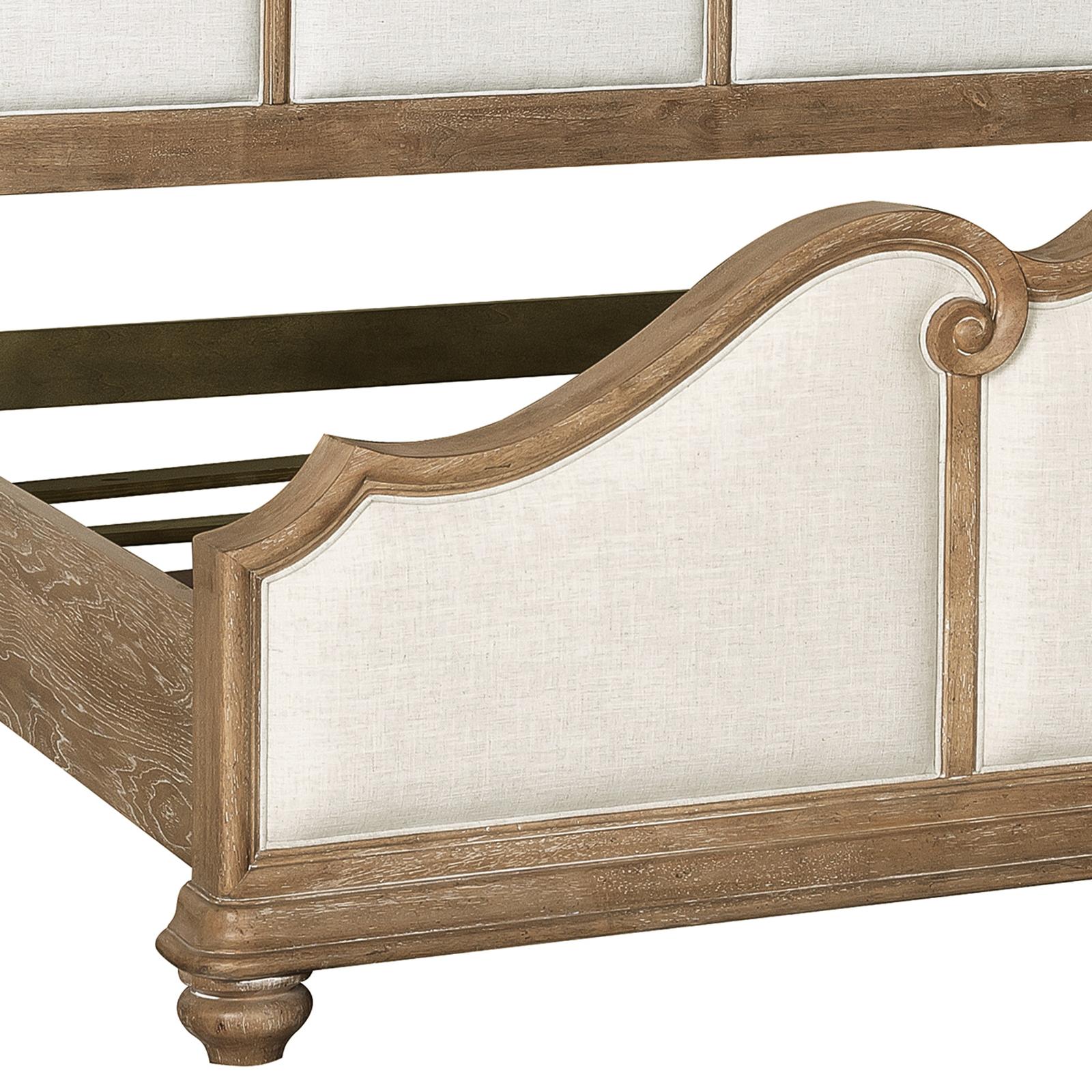 Pulaski Furniture Weston Hills Flax Seed Upholstered Bed