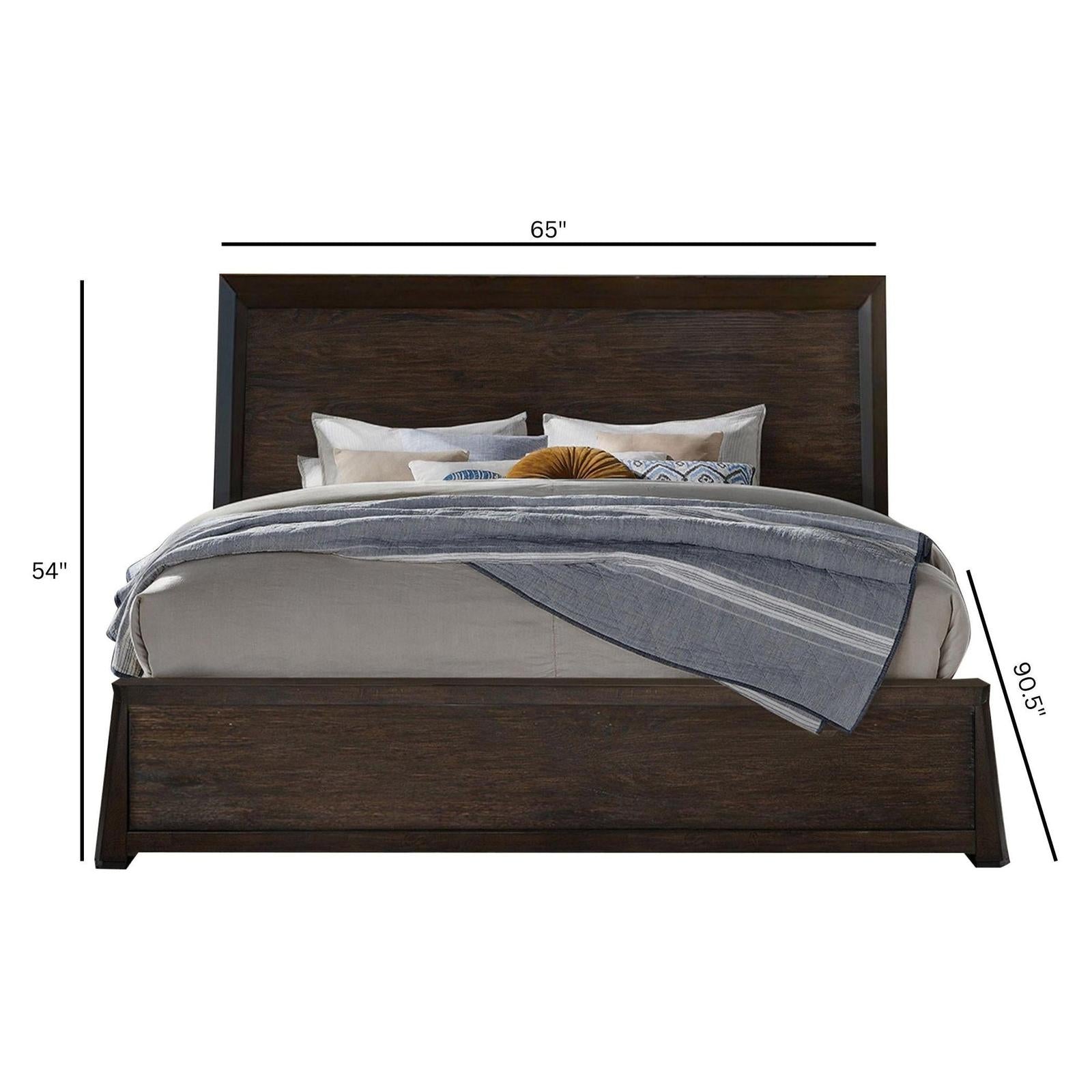 Magnussen Home Tauren Coffee Bean Panel Bed
