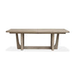 Magnussen Home Braelyn Dorian Grey Extendable Trestle Dining Table