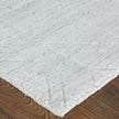 Feizy Redford 8847F Transitional Solid in White/Silver