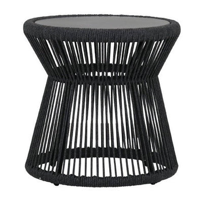 Sunset West Milano End Table w/ 20" Honed Absolute Granite Insert Top