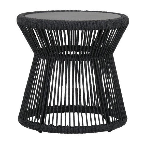 Sunset West Milano End Table w/ 20" Honed Absolute Granite Insert Top