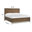 Magnussen Home Lindon Belgian Wheat & Coffee Bean Bed