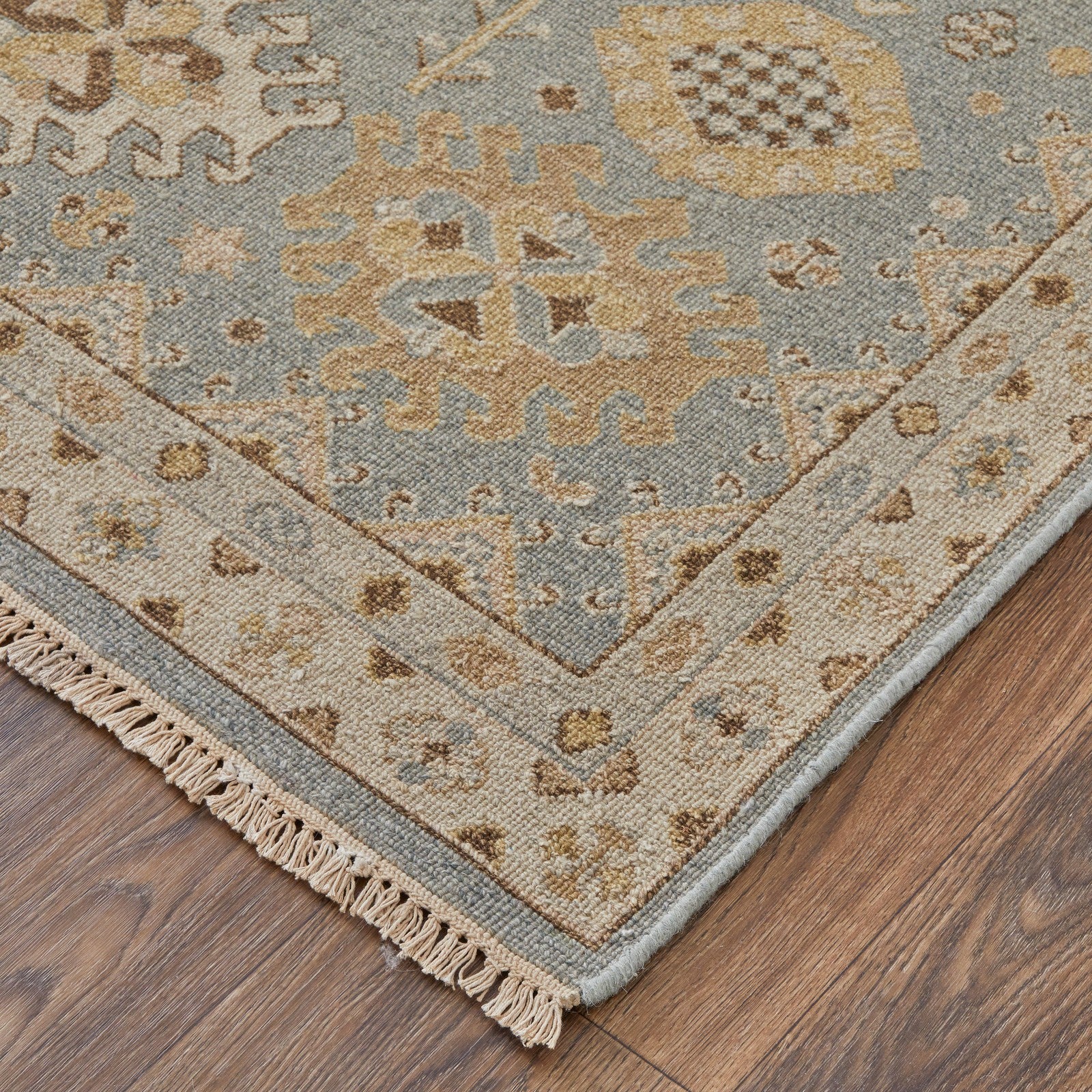 Feizy Corbitt 0610F Traditional Oriental in Blue/Gray/Ivory