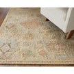 Feizy Grafton 69FLF Transitional Floral & Botanical Rug in Ivory/Orange/Gray