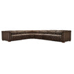Hooker Furniture Savion Deux 6 Seat Sectional with Three Power Recliners and Seven Power Headrests