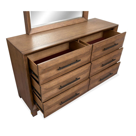 Magnussen Home Callisto Bourbon Brown Double Drawer Dresser