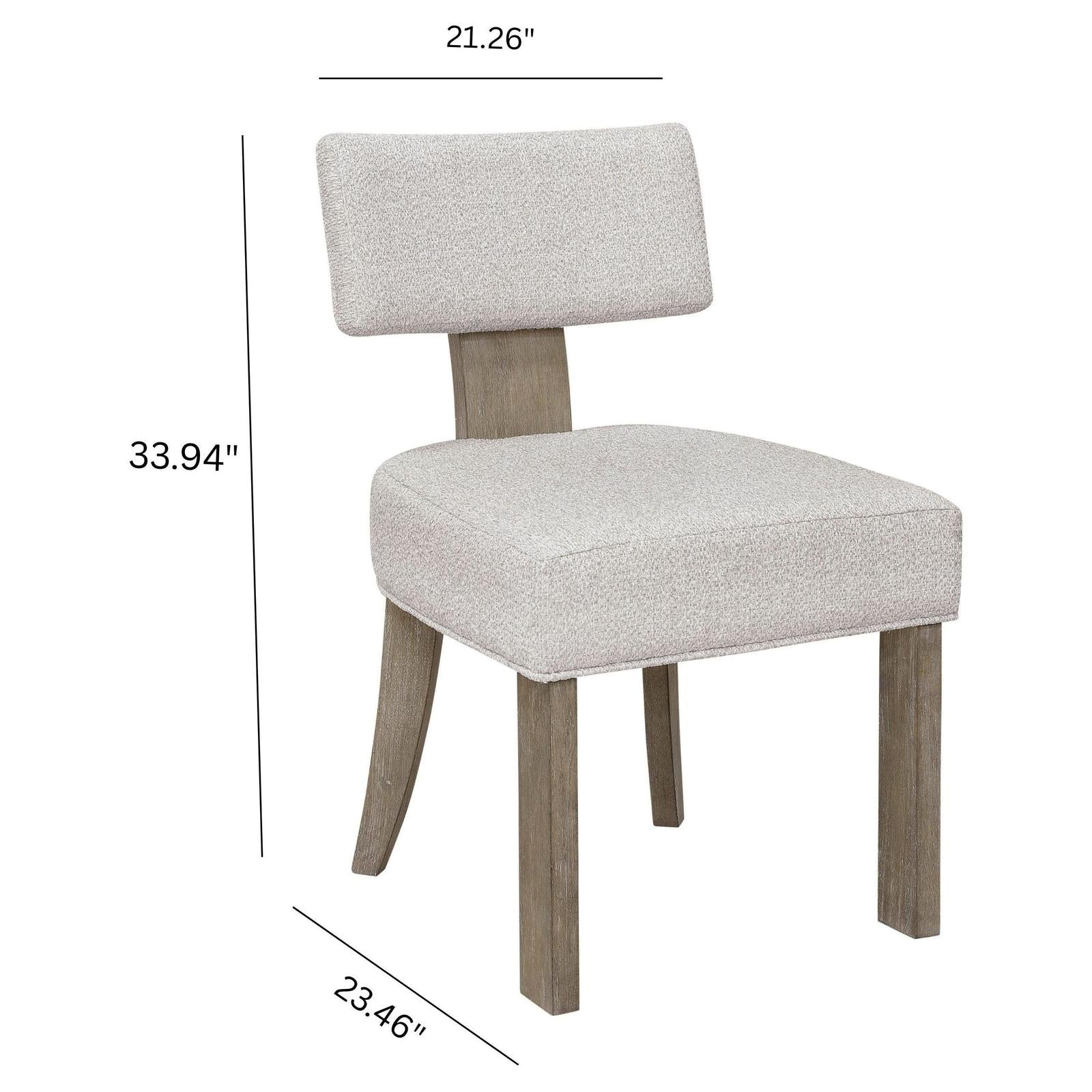 Pulaski Furniture Anderson Park Moose Trail and Frontier Klismos Dining Side Chair Set of 2