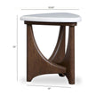 Magnussen Home Arwen Turkish Coffee Shaped End Table