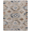 Feizy Melrose 39ULF Traditional Diamond, Ivory/Blue/Brown, Rug