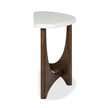 Magnussen Home Arwen Turkish Coffee Demilune Sofa Table