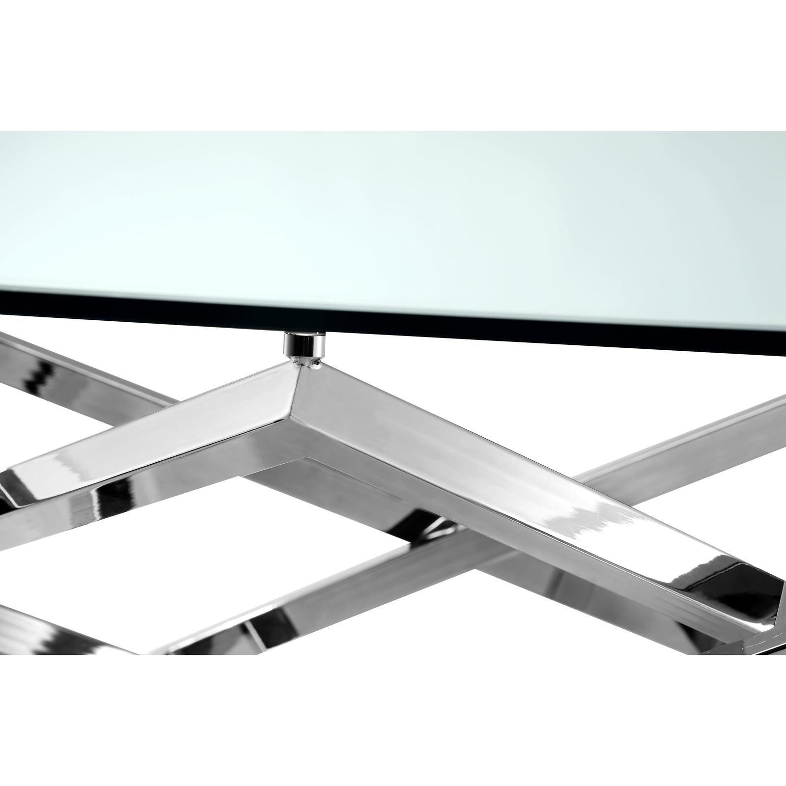 Magnussen Home Lenox Square Acadia White Rectangular Sofa Table