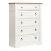 Magnussen Home Kingston Whisper White & Cerused Nutmeg Drawer Chest