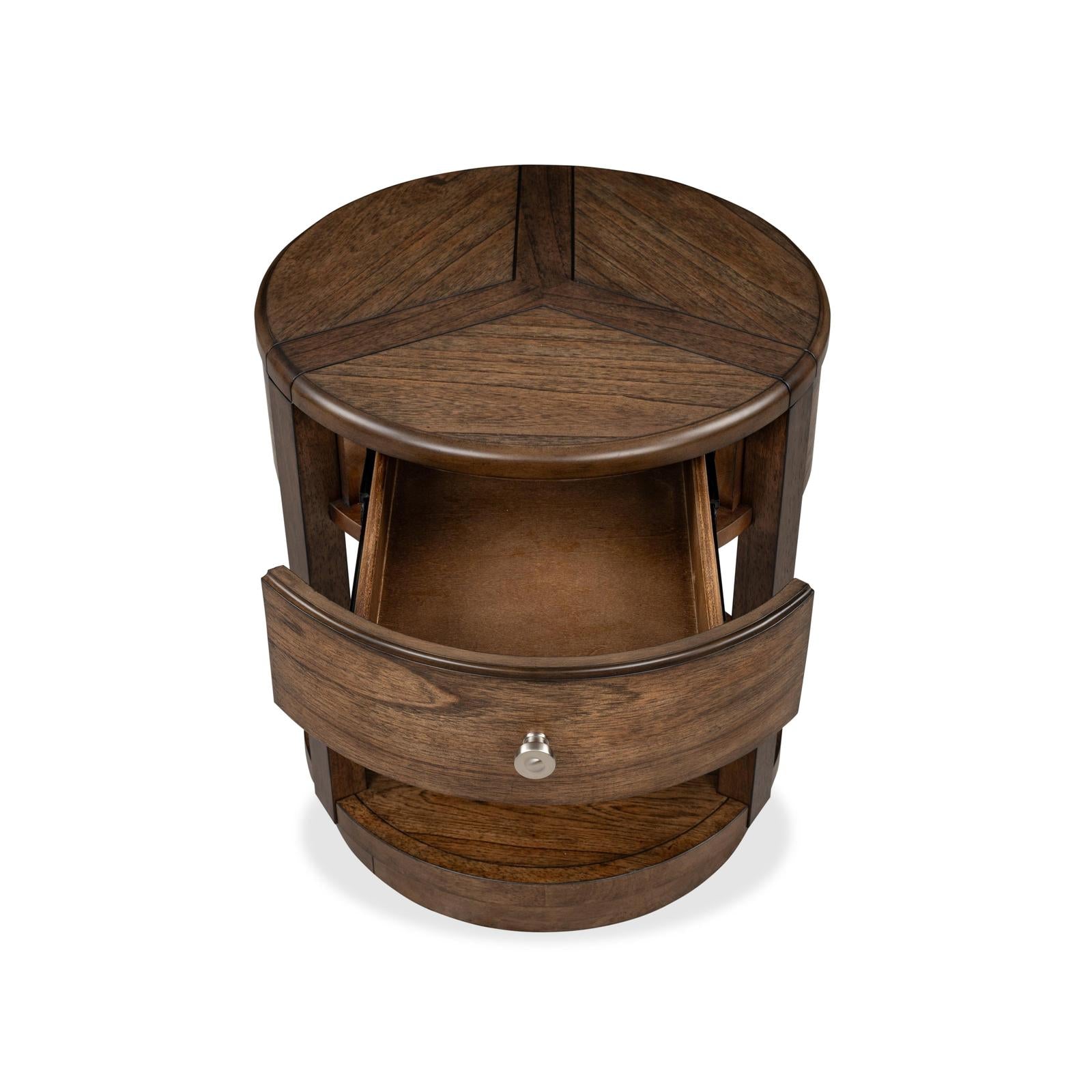 Magnussen Home Connolly Brown Drawer End Table