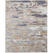 Feizy Laina 39G5F Transitional Abstract in Tan/Orange/Ivory