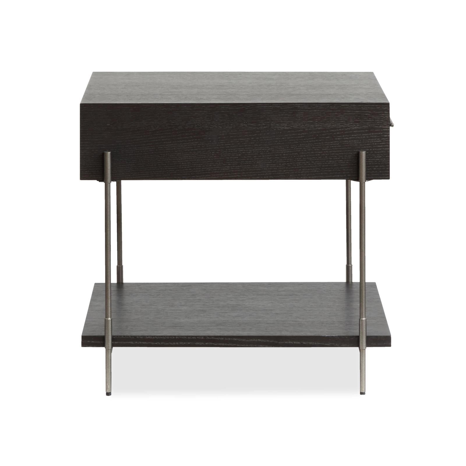 Magnussen Home Spencer Dark Briarsmoke Rectangular End Table