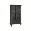 Magnussen Home Sutton Place Weathered Charcoal Door Bookcase