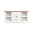 Magnussen Home Kingston Whisper White & Cerused Nutmeg Credenza
