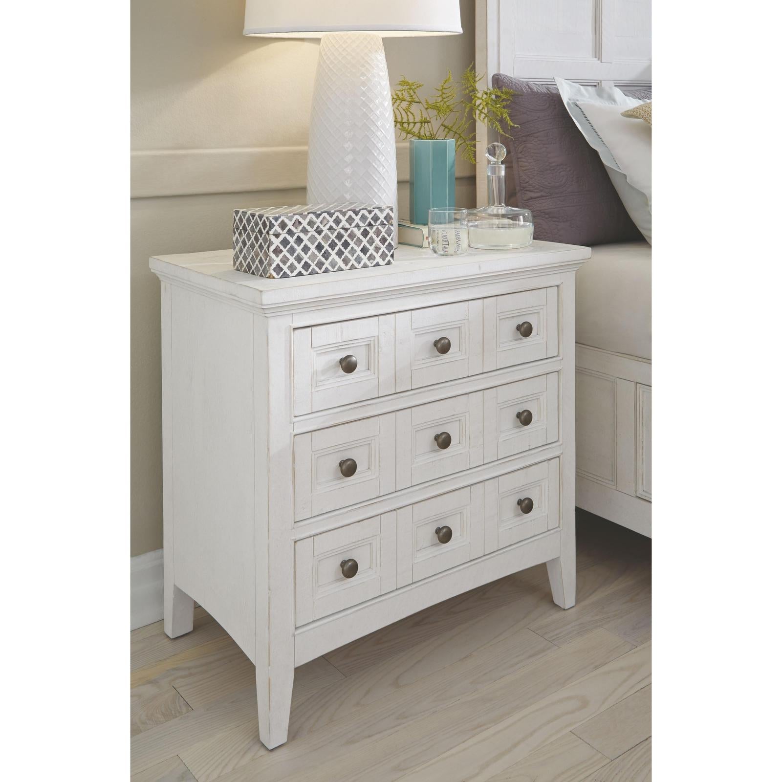 Magnussen Home Heron Cove Chalk White & Dovetail Grey Nightstand