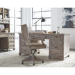 Magnussen Home Lancaster Dovetail Grey Executive Desk