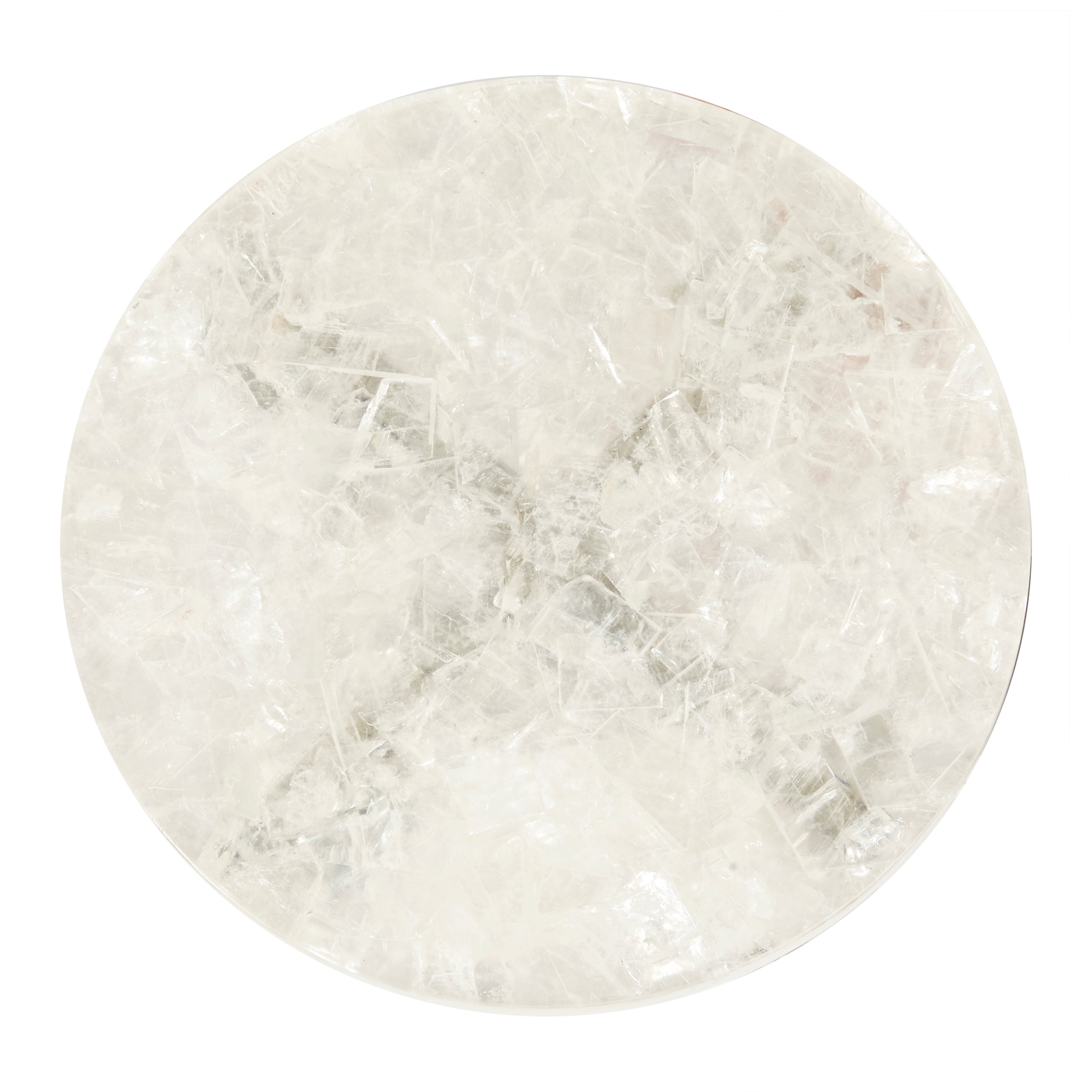 Pulaski Furniture Accents Gypsum Stone-Top Drink Table with Metal Base