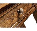Jonathan Charles Country Walnut Four Drawer Console