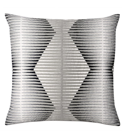 Eastern Accents Zac Embroidered Geometric Decorative Pillow