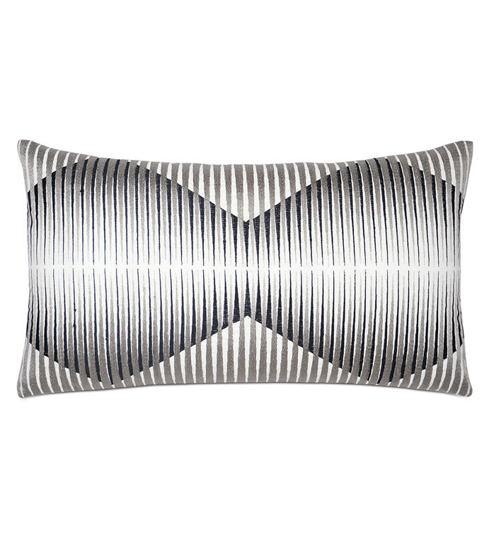 Eastern Accents Zac Monochromatic Geometric Decorative Pillow