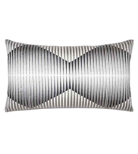 Eastern Accents Zac Monochromatic Geometric Decorative Pillow