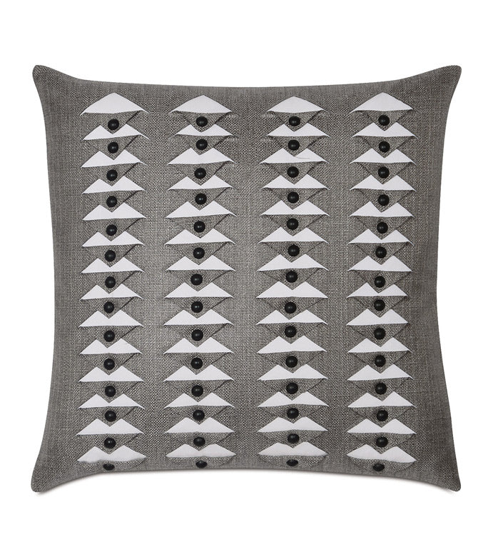 Eastern Accents Zac Lasercut Geometric Decorative Pillow